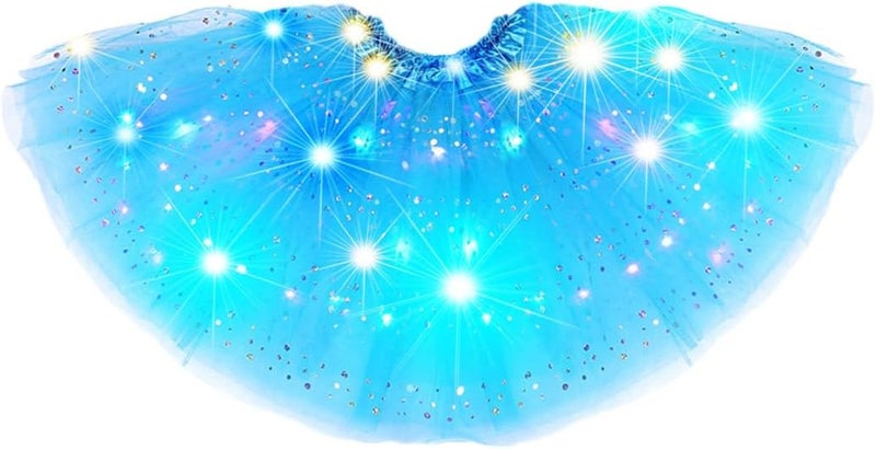 Nicute Light Up Tutu Led Layered Tulle Tutus Skirt for Women - Image 1
